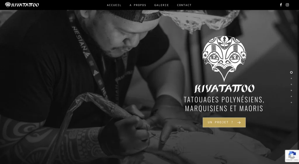 Création de site internet pour tatoueur