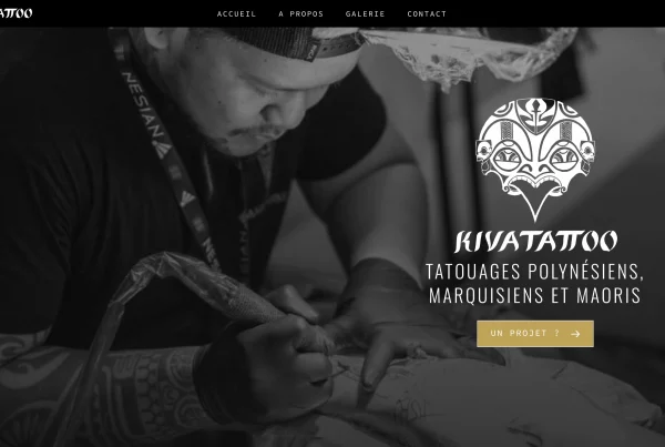 Création de site internet pour tatoueur